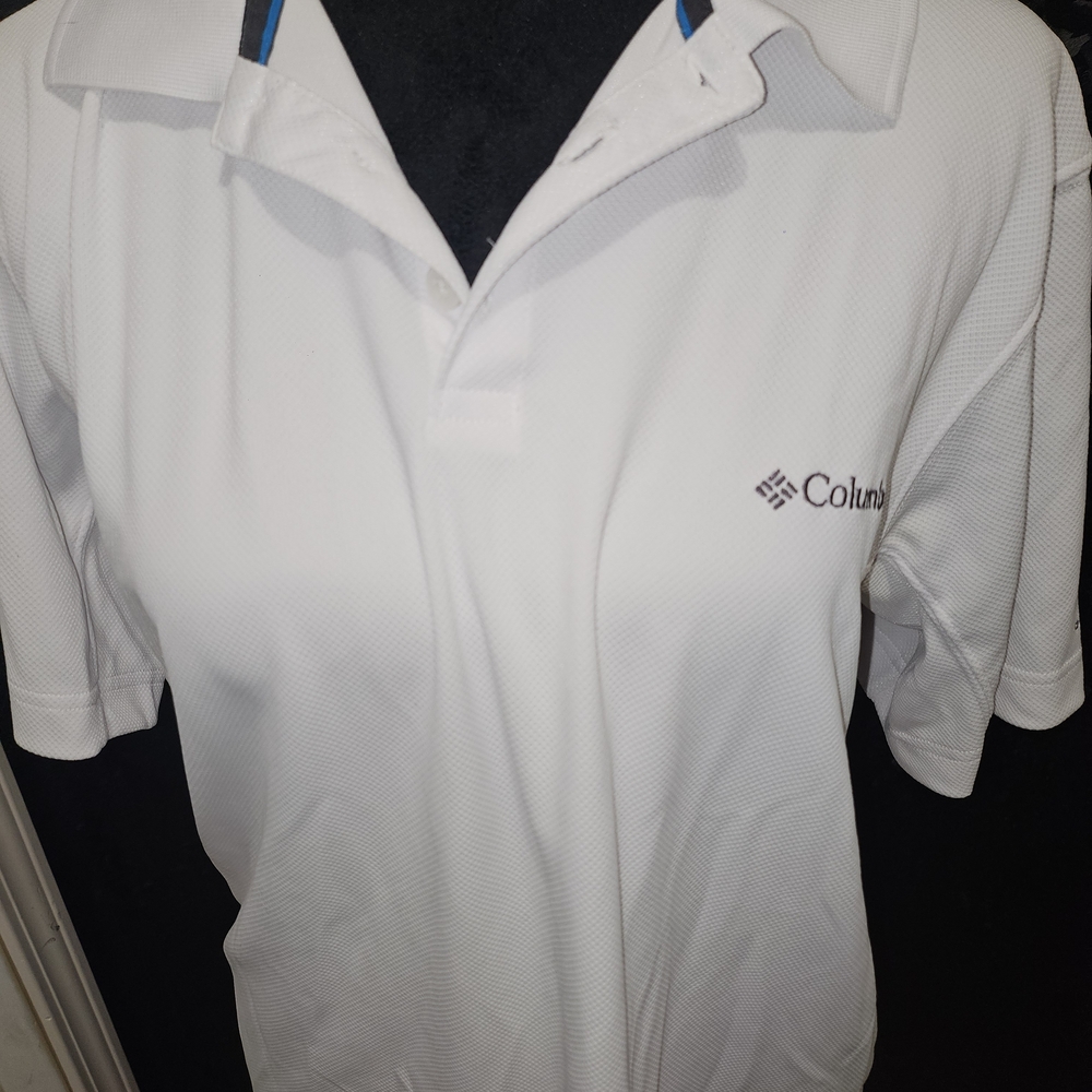 Columbia Men's White Polo Shirt